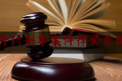 开封刑事案件律师费用（开封刑事案件律师费用多少）