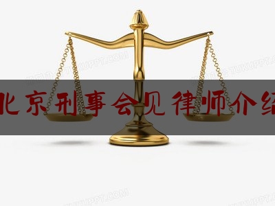 北京刑事会见律师介绍（北京刑事会见律师介绍资料）