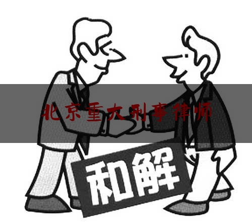 北京重大刑事律师（北京重大刑事律师团队）