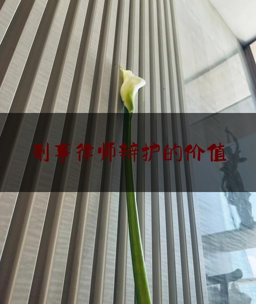 刑事律师辩护的价值（刑事案件律师辩护意义）