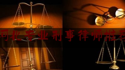 河北专业刑事律师推荐（河北省刑事案件律师费用收取标准）