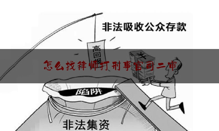 怎么找律师打刑事官司二审（如何找刑事律师所）