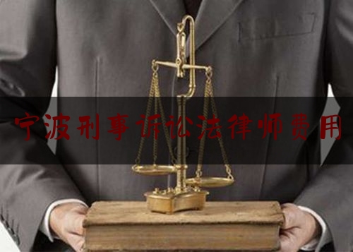 宁波刑事诉讼法律师费用（宁波最好刑事律师排行榜）