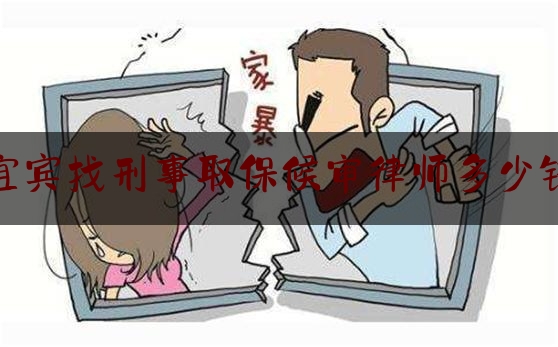 宜宾找刑事取保候审律师多少钱（刑事案件取保候审请律师多少钱）