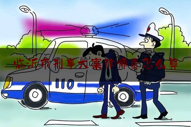 临沂市刑事大案律师费怎么算（临沂刑事案件律师）