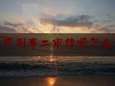 厦门市刑事二审律师怎么委托（二审刑事案件律师所）