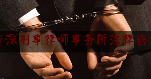 资深刑事律师事务所法律咨询（北京资深刑事律师事务所）