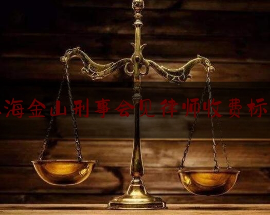 上海***刑事会见律师收费标准（上海市***区律师协会）