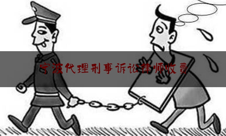 宁波代理刑事诉讼律师收费（宁波市刑事案件律师辩护）