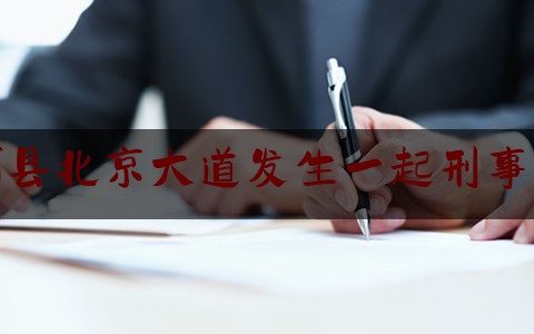 唐河县北京大道发生一起刑事案件（唐河县北京大道东延）