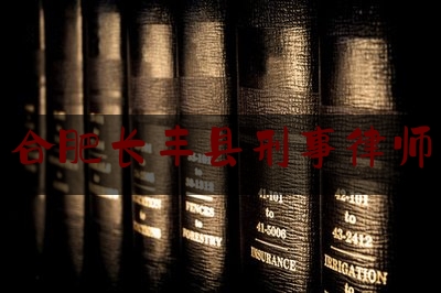合肥长丰县刑事律师（合肥刑事诉讼律师）