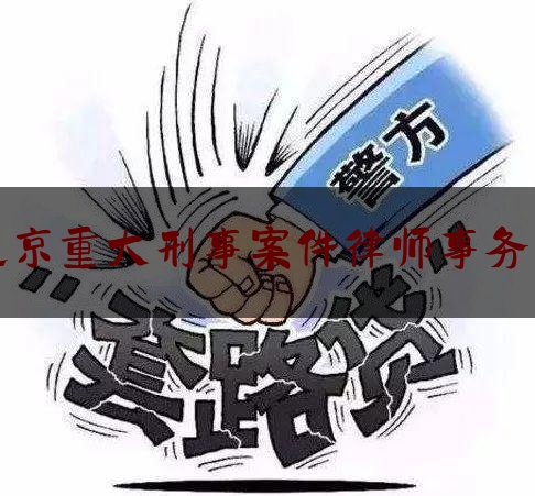 北京重大刑事案件律师事务所（北京十大刑事案件律师）