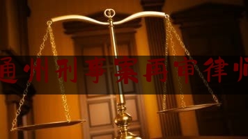 通州刑事案再审律师