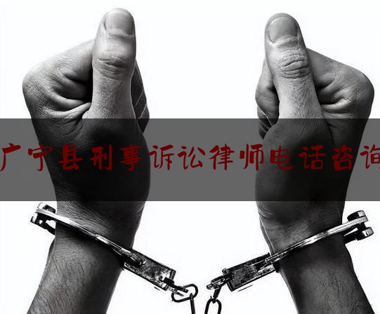 广宁县刑事诉讼律师电话咨询（广宁县刑事诉讼律师电话咨询号码）