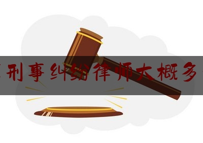 北京刑事纠纷律师大概多少钱（北京刑事纠纷律师大概多少钱一次）