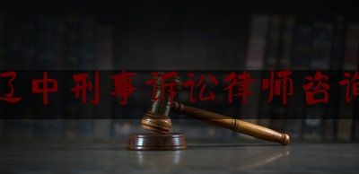 辽中刑事诉讼律师咨询（辽中刑事诉讼律师咨询热线）