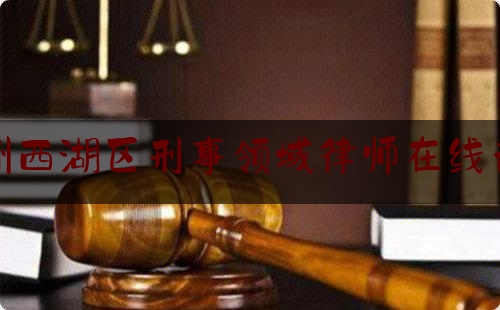 杭州西湖区刑事领域律师在线咨询