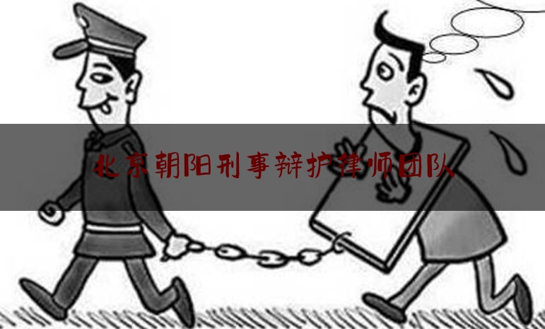 北京朝阳刑事辩护律师团队（北京市朝阳刑事律师）