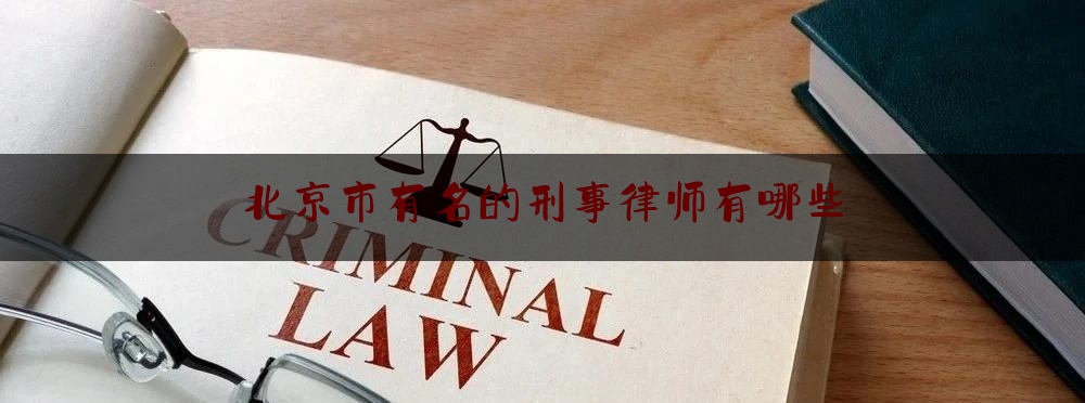 北京市有名的刑事律师有哪些（北京著名的刑事律师有哪些）