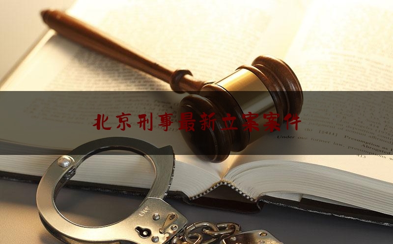 北京刑事最新立案案件（北京刑事案件立案标准）