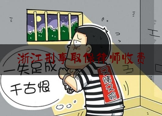 浙江刑事取保律师收费（刑事律师取保候审费多少）