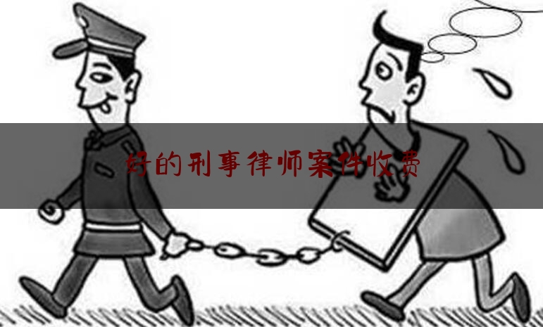 好的刑事律师案件收费（刑事案件 律师收费）