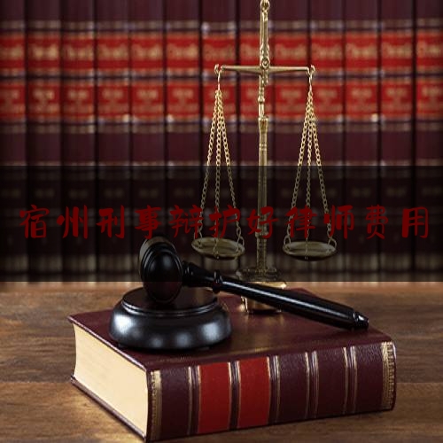 宿州刑事辩护好律师费用（刑事案件辩护律师价格）