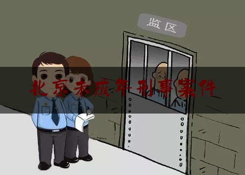 北京未成年刑事案件（未成年 刑事案件）