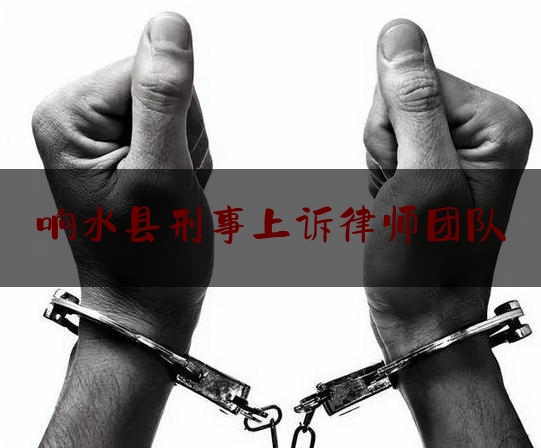 响水县刑事上诉律师团队（响水县最好的律师）