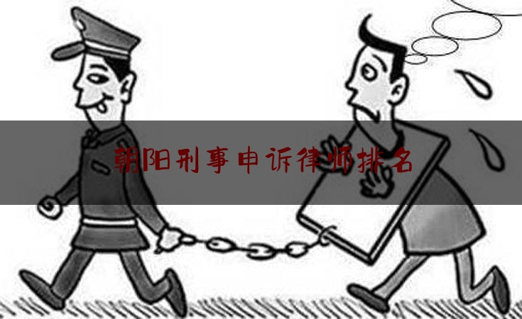 朝阳刑事申诉律师排名（朝阳区刑事律师代理）