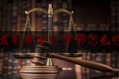 东城刑事会见律师怎么收费（刑事案件律师会见一次多少钱）