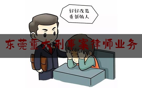 东莞重大刑事案律师业务（东莞刑事知名律师）