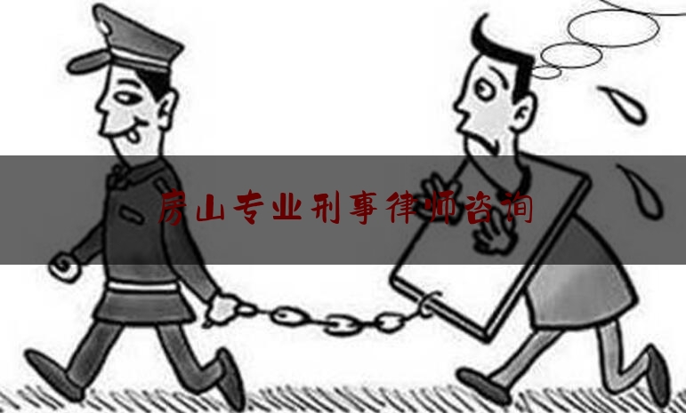 房山专业刑事律师咨询