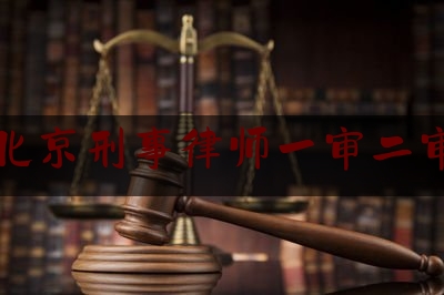 北京刑事律师一审二审（北京刑事案件律师一般多少）