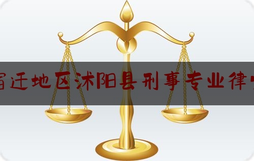 宿迁地区沭阳县刑事专业律师（宿迁沭阳律师在线咨询免费）