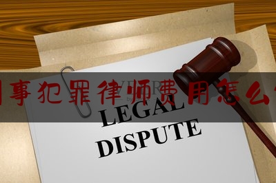 刑事犯罪律师费用怎么付（刑事犯罪律师费最高多少钱）