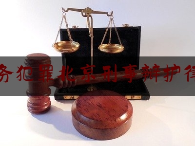 职务犯罪北京刑事辩护律师（职务犯罪北京专业律师）