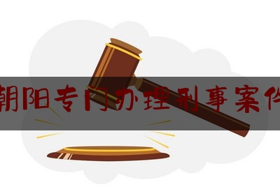 北京朝阳专门办理刑事案件律师（朝阳市刑事案件律师）