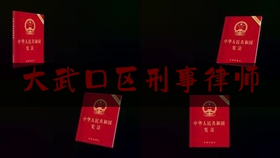 大武口区刑事律师（大武口区刑事律师事务所）
