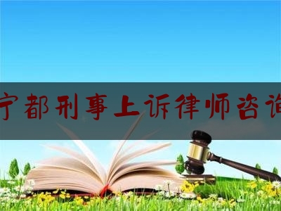 宁都刑事上诉律师咨询（宁都律师免费咨询）