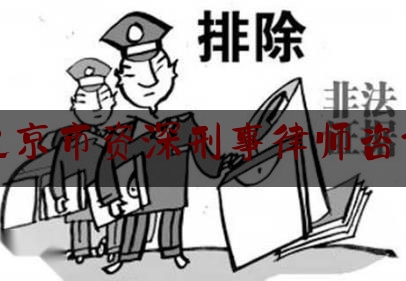 北京市资深刑事律师咨询（北京市资深刑事律师咨询公司）