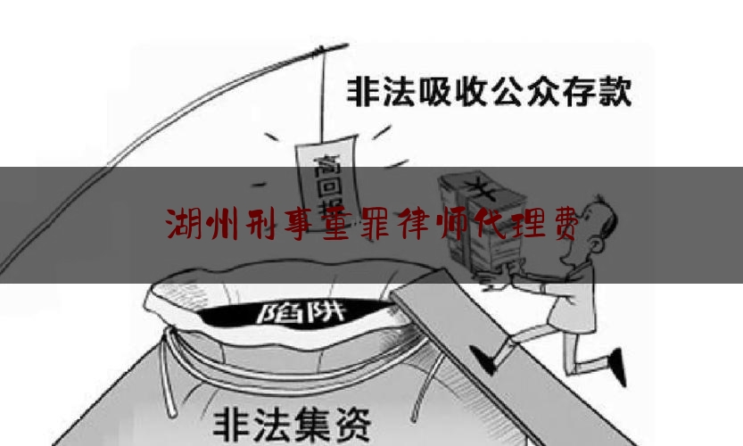 湖州刑事重罪律师代理费（刑事犯罪律师费最高多少钱）