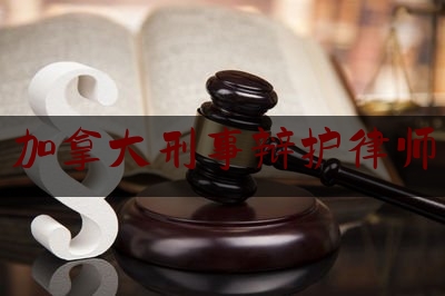 加拿大刑事辩护律师