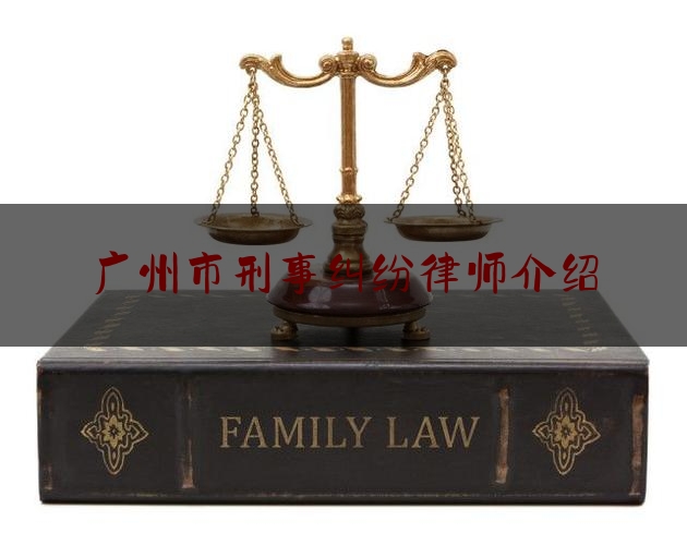 广州市刑事纠纷律师介绍（广州刑事律师事务）