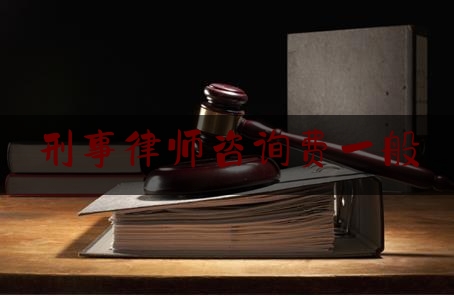 刑事律师咨询费一般（刑事律师咨询费一般多少）