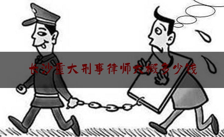 长沙重大刑事律师大概多少钱（长沙十大刑事律师事务所）