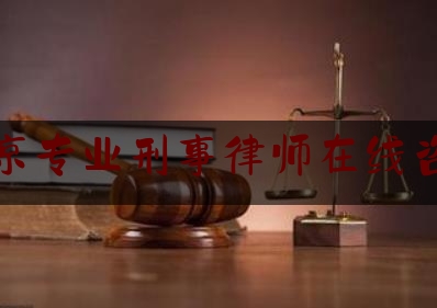 北京专业刑事律师在线咨询（北京刑事案件专业律师）