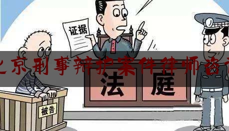 北京刑事辩护案件律师咨询（北京刑事案件 辩护律师）