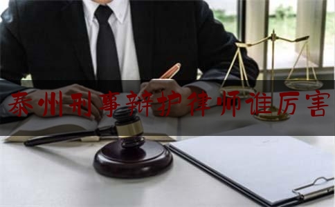 泰州刑事辩护律师谁厉害（泰州刑辩律师网）