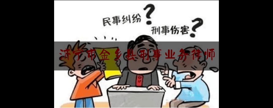 济宁市金乡县刑事业务律师（金乡律师所）